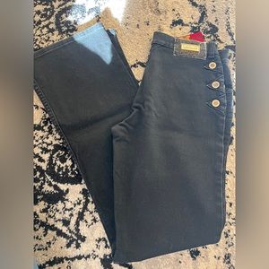 Black Slim Fit Lawman Vintage Western Jeans- no tag size